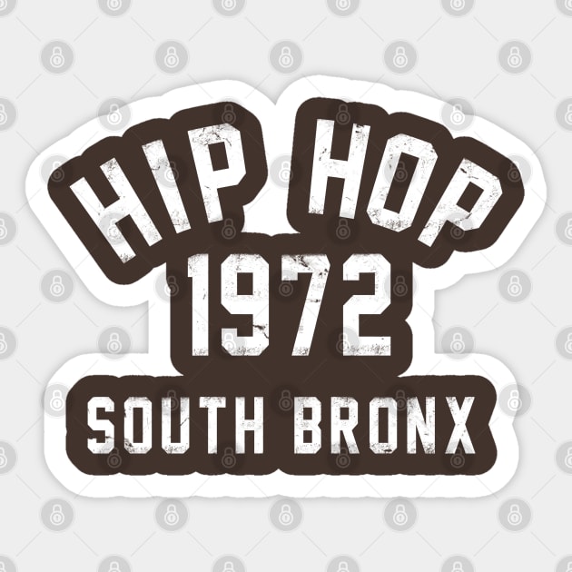 1972 Hip Hop South Bronx Sticker by mrspaceman